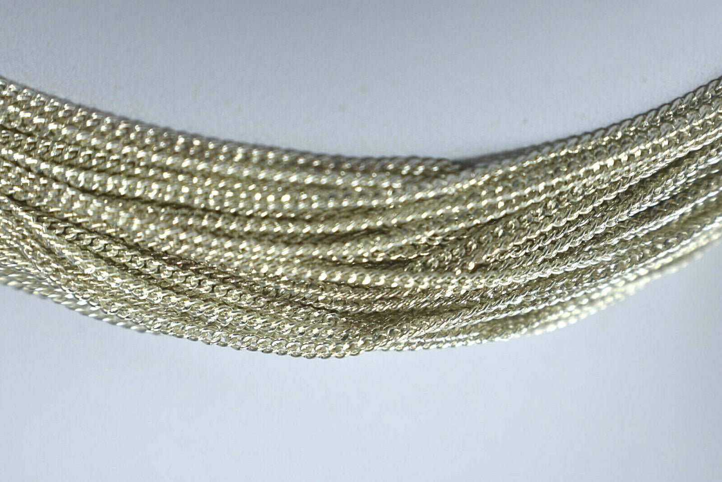 Tiffany & Co Fine Silky Multi Strand Torsade Collar Necklace w/Case, Rare