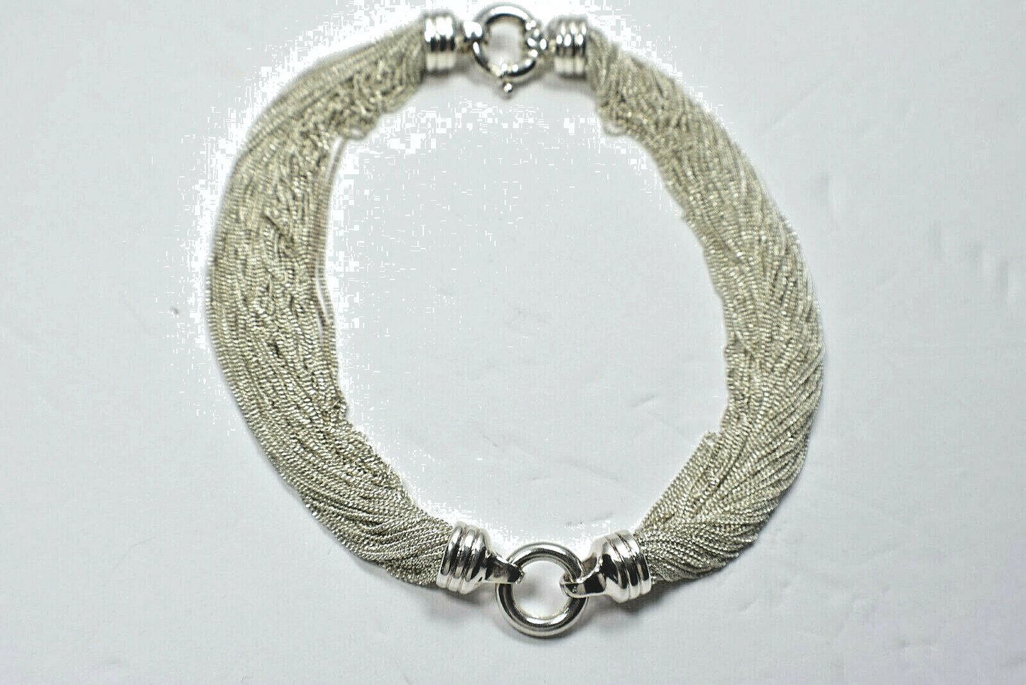 Tiffany & Co Fine Silky Multi Strand Torsade Collar Necklace w/Case, Rare