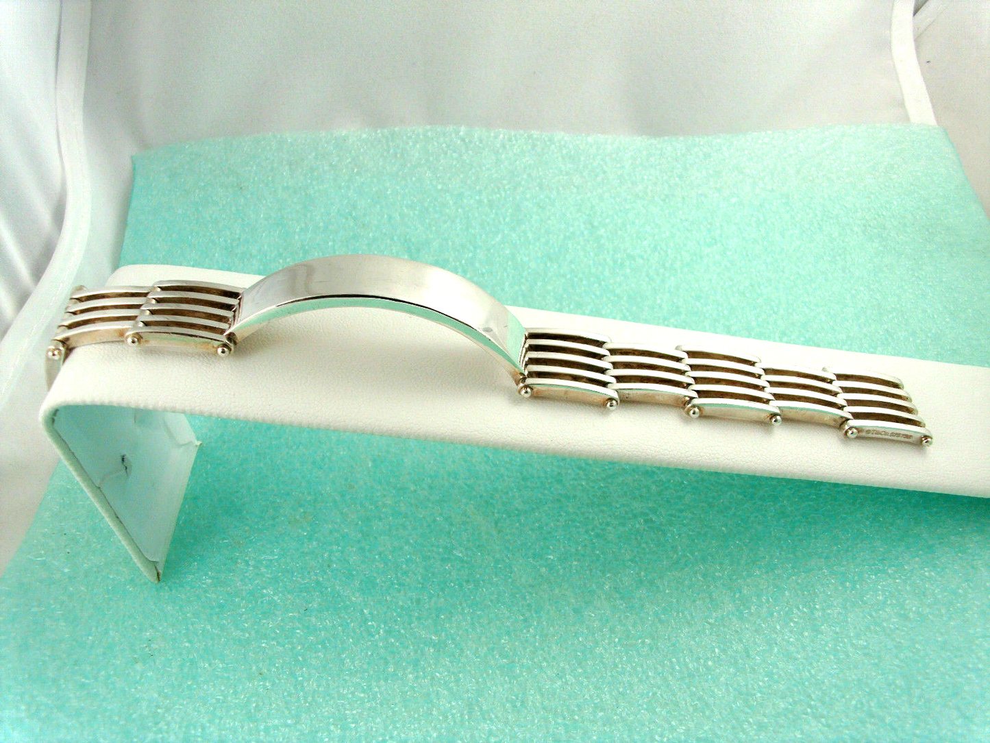 Tiffany & Co Gatelink Gate Link I.D. Bracelet 18K Gold & Sterling Silver Rare