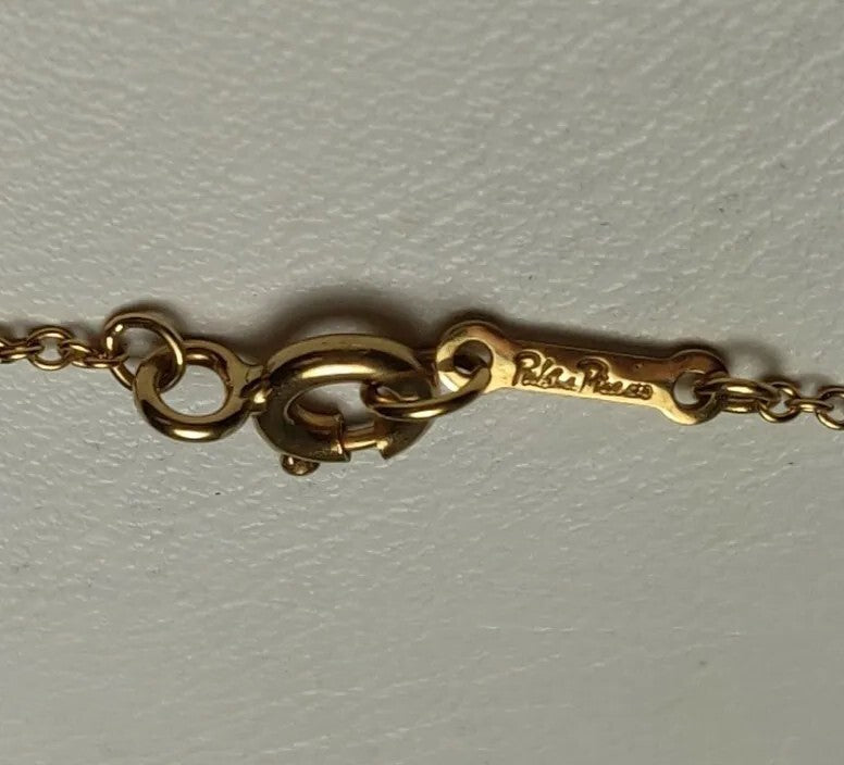 Tiffany & Co Paloma Picasso 18K Gold Mini Graffiti X Necklace - Stacks Well