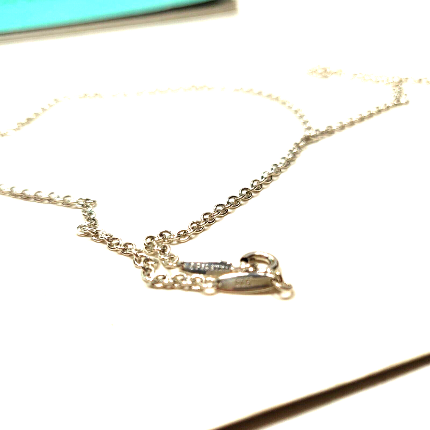 Tiffany & Co Peretti Lariat Large Rock Crystal Teardrop Necklace 22" Silver Rare