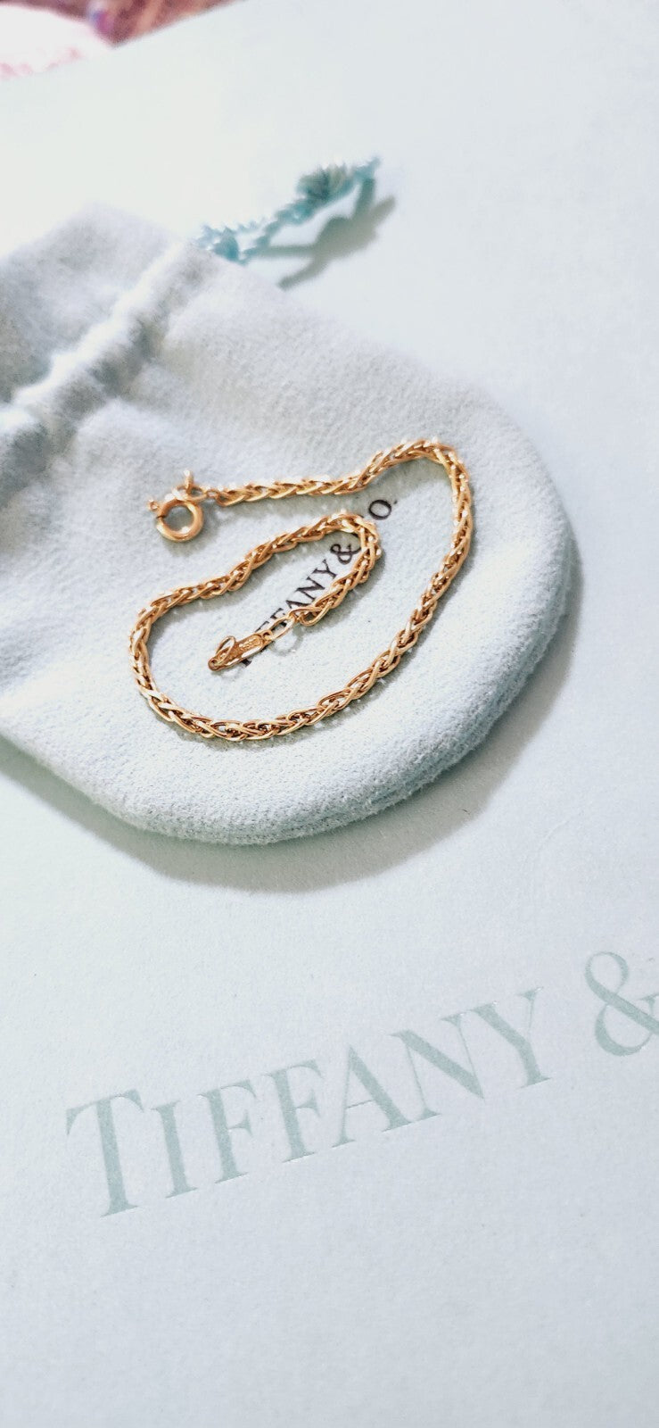 Tiffany & Co 18k Gold Bracelet Woven Russian Style