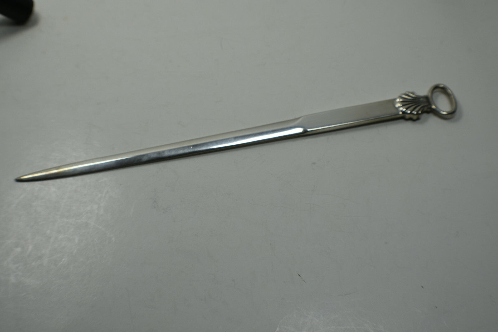 Tiffany &Co Vintage Letter Opener Rare10" Thread & Shell Pattern Sterling Silver