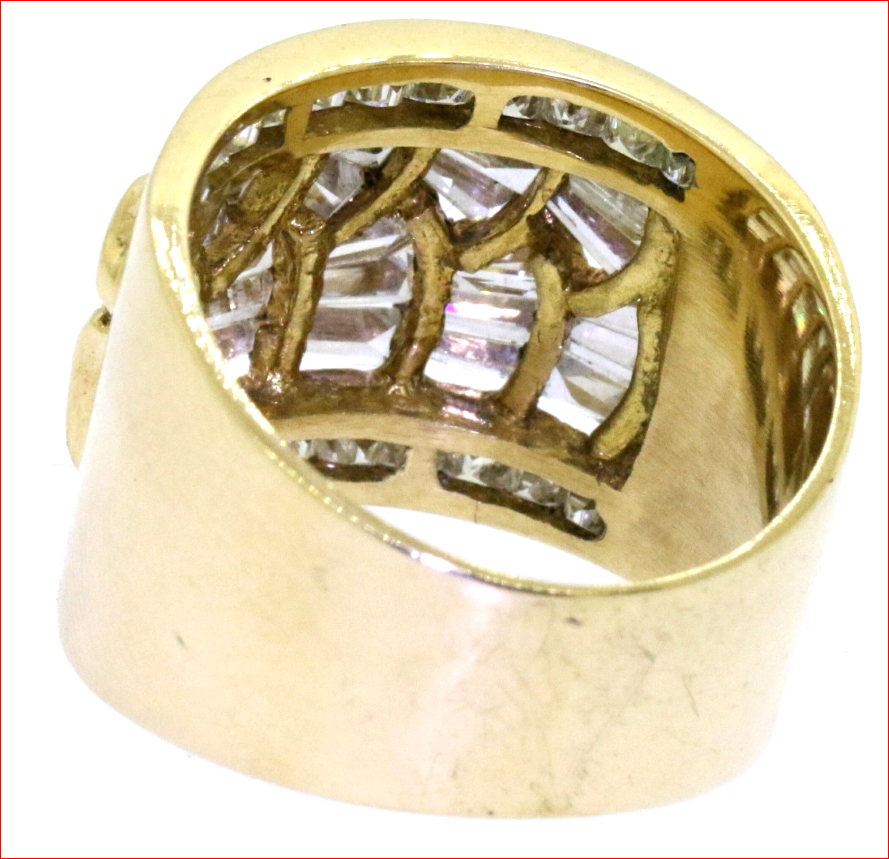Stunning Natural 18K Diamond Ring, 4.32ct, VS1 FG, GIA Appraised 1991 $7000K 13g