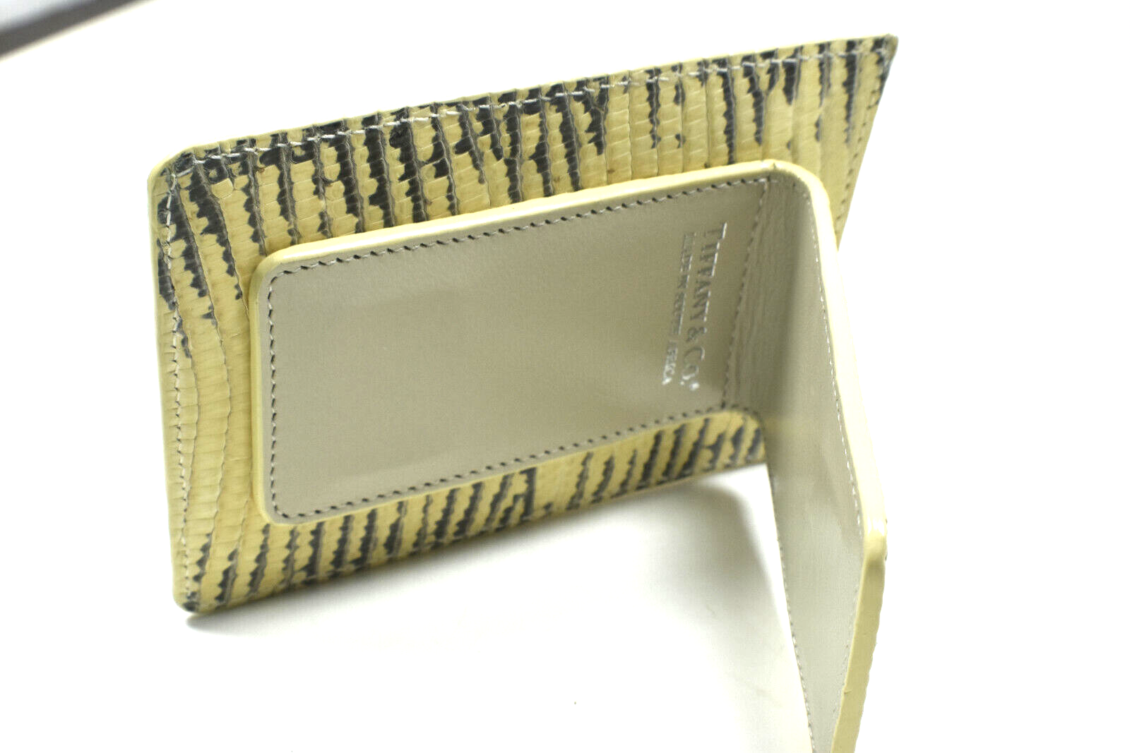 NEW! Tiffany & Co S. African Reptile Leather I.D. & Money Wallet