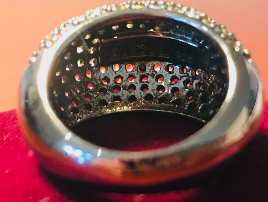 MCL Matthew Campbell Laurenza Gorgeous Sapphire Stardust Ring Sz 7