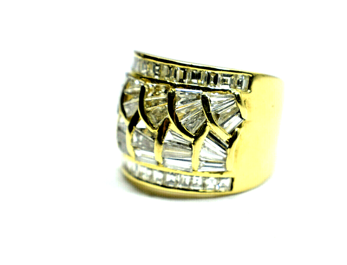 Stunning Natural 18K Diamond Ring, 4.32ct, VS1 FG, GIA Appraised 1991 $7000K 13g