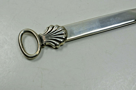 Tiffany &Co Vintage Letter Opener Rare10" Thread & Shell Pattern Sterling Silver