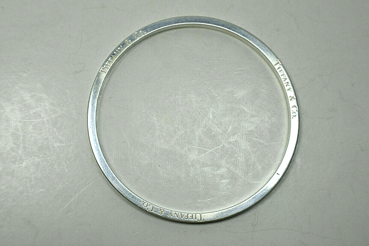 Tiffany & Co Icon Bangle Bracelet Italy Sterling Silver Vintage, Rare