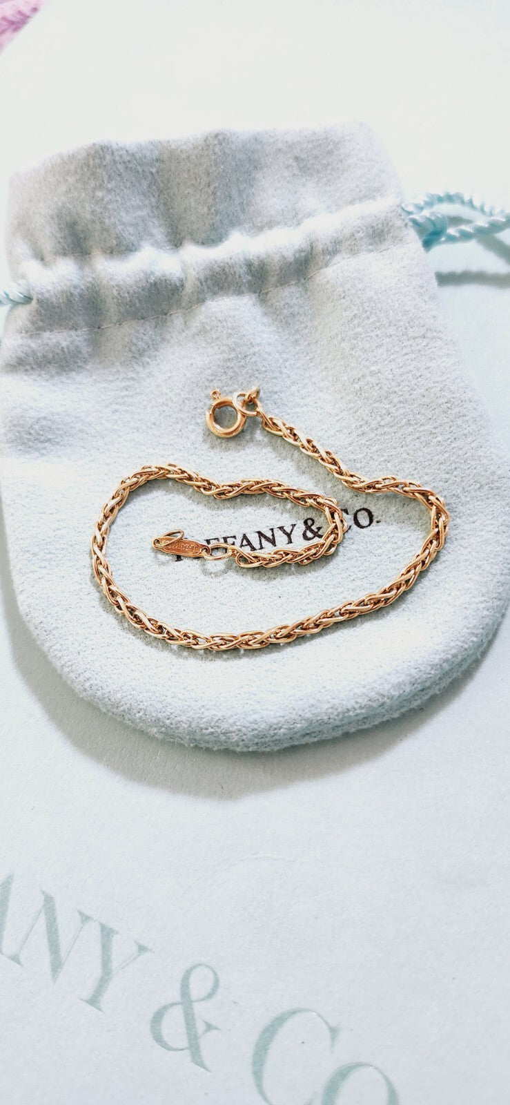 Tiffany & Co 18k Gold Bracelet Woven Russian Style