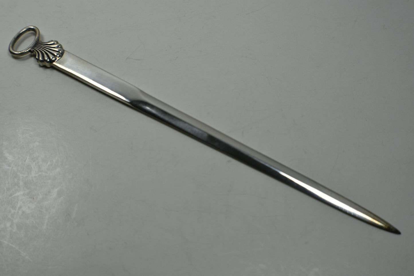 Tiffany &Co Vintage Letter Opener Rare10" Thread & Shell Pattern Sterling Silver