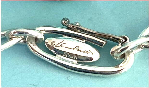 TIFFANY & CO Peretti Sterling Silver Bracelet Jade, Lapis, Jasper, Rock Crystal