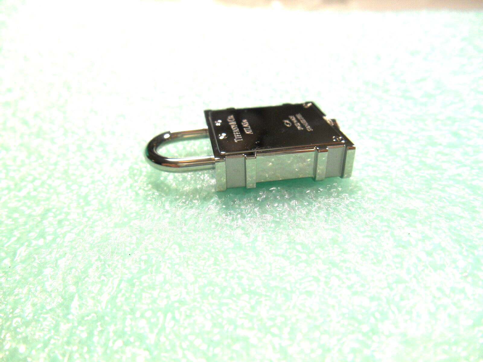 NEW! Tiffany & Co Atlas Lock Watch Pendant Charm Swiss SS 4 Necklace Bracelet