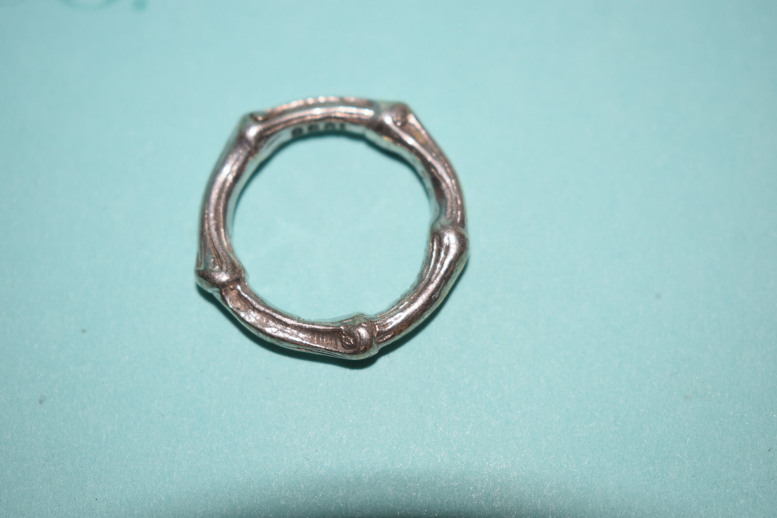 Tiffany & Co Vintage Bamboo Ring Sterling Silver Sz 5