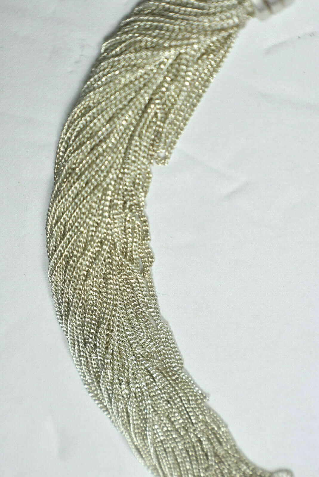 Tiffany & Co Fine Silky Multi Strand Torsade Collar Necklace w/Case, Rare