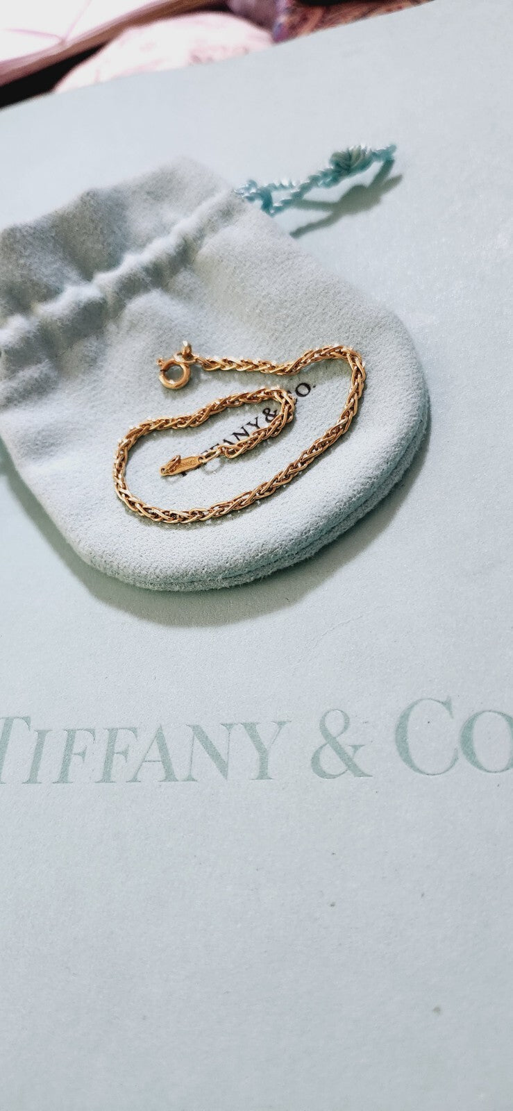 Tiffany & Co 18k Gold Bracelet Woven Russian Style