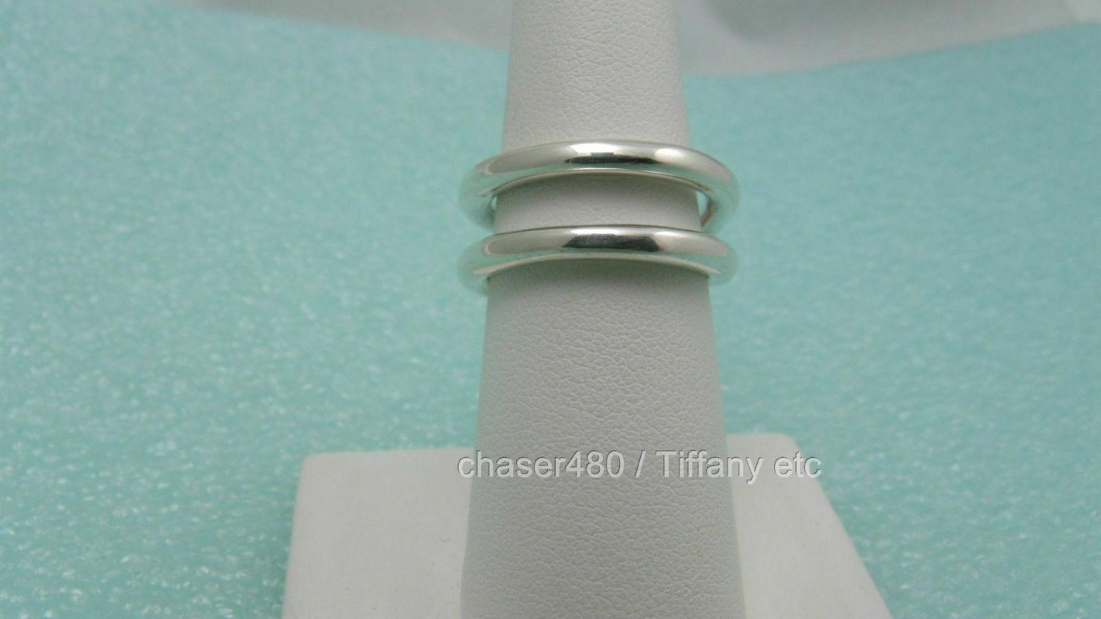 Tiffany & Co. Le Cercle Paloma Picasso Crossover X Sterling Silver Ring Rare