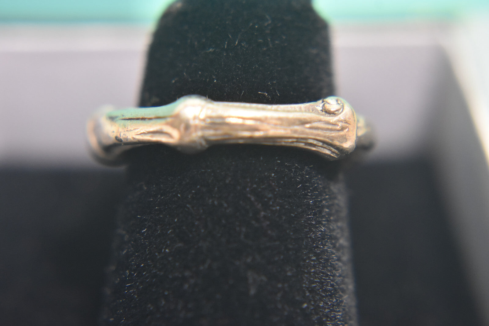 Tiffany & Co Vintage Bamboo Ring Sterling Silver Sz 5