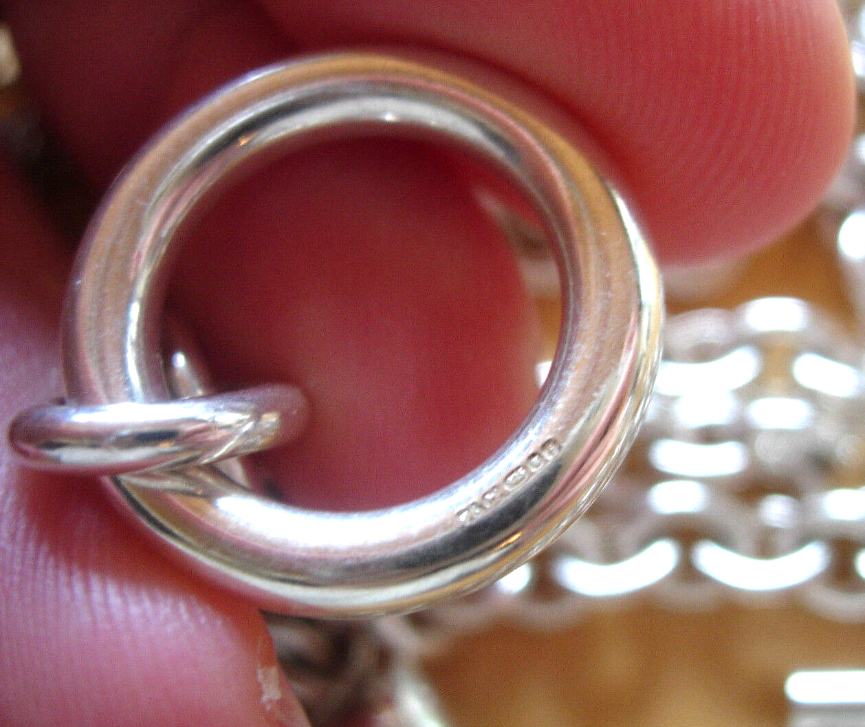TIFFANY & Co Puffed Heart Multi-Strand Chain Toggle Clasp Necklace RARE 17.25"
