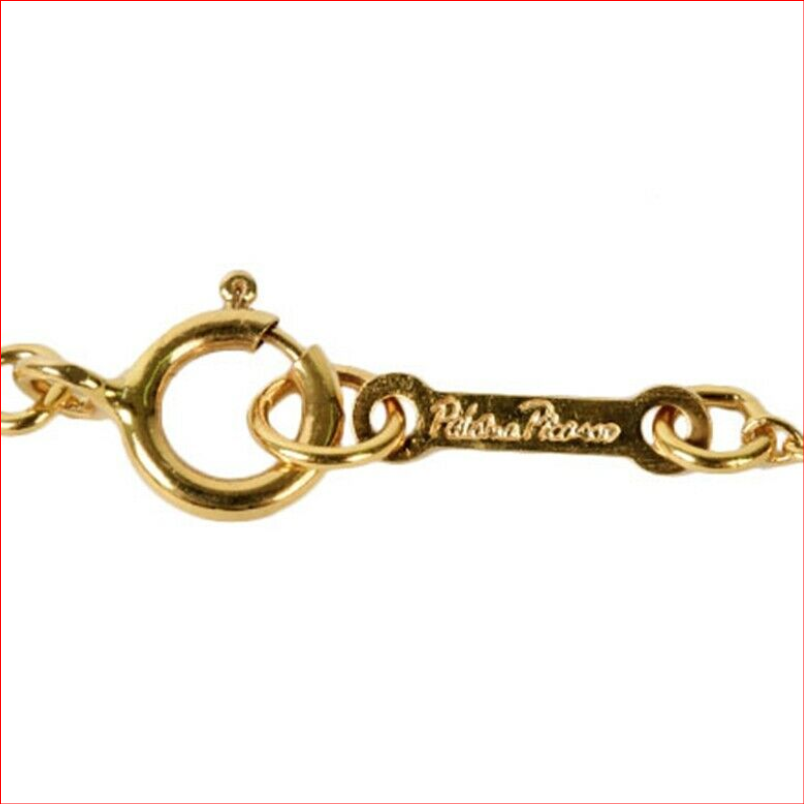 VintageTiffany & Co Platinum Diamond Signature X 18K Gold Necklace, Suede Box