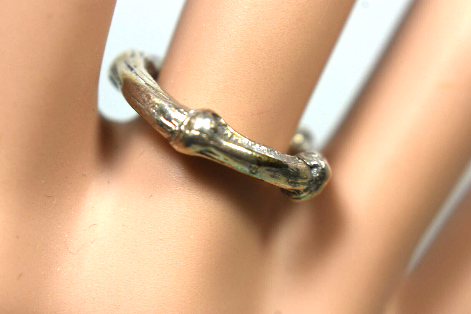 Tiffany & Co Vintage Bamboo Ring Sterling Silver Sz 5