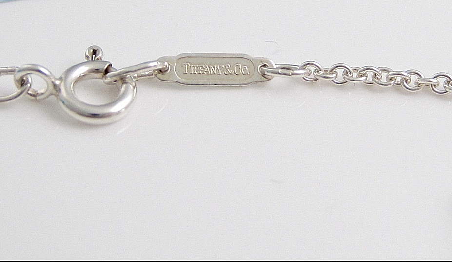 Tiffany & Co Famous Fancy Bow Sterling Silver Pendant Necklace Rare
