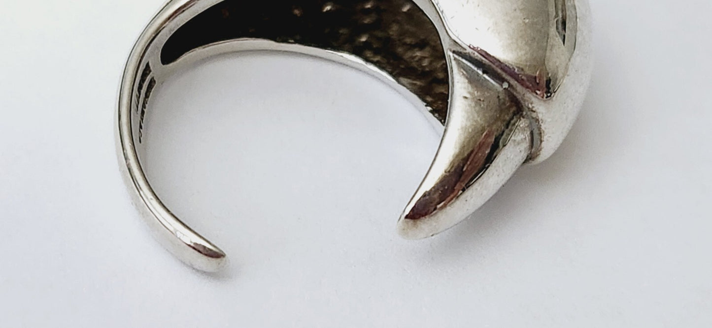 Tiffany & Co Peretti Eagle Talon Ring Sterling Silver Sz 5.5-8.5 Vintage, Rare