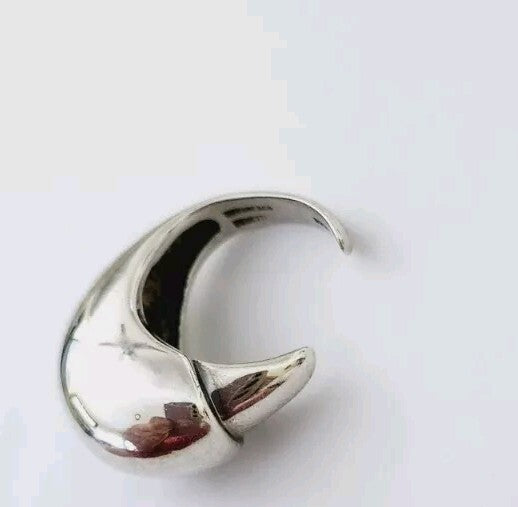 Tiffany & Co Peretti Eagle Talon Ring Sterling Silver Sz 5.5-8.5 Vintage, Rare