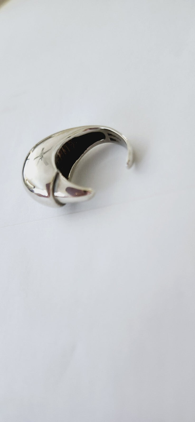 Tiffany & Co Peretti Eagle Talon Ring Sterling Silver Sz 8.5 Vintage Rare