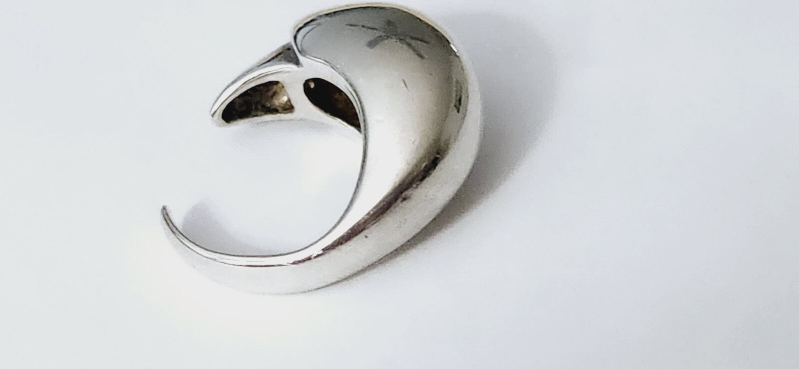 Tiffany & Co Peretti Eagle Talon Ring Sterling Silver Sz 8.5 Vintage Rare