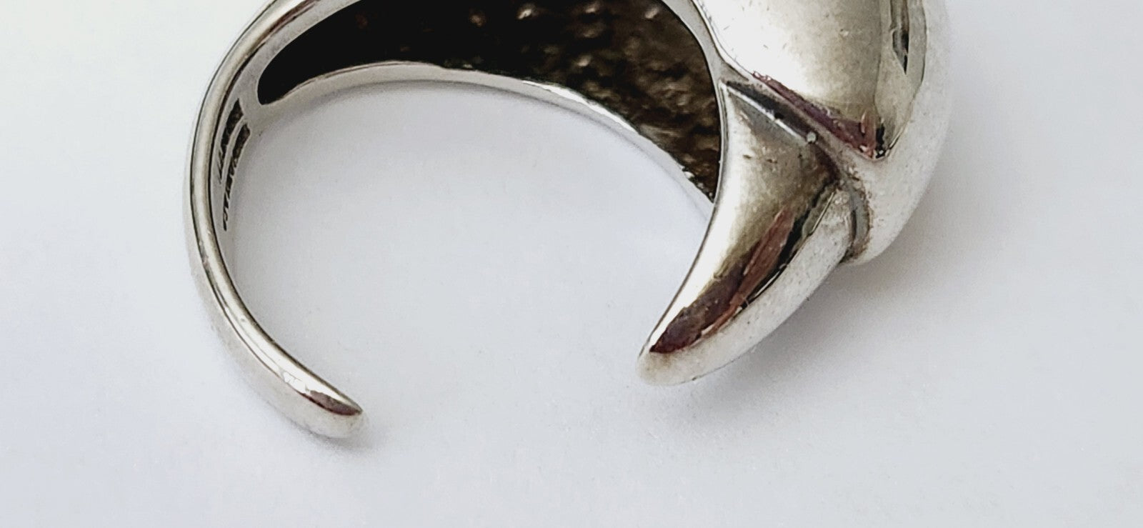 Tiffany & Co Peretti Eagle Talon Ring Sterling Silver Sz 8.5 Vintage Rare