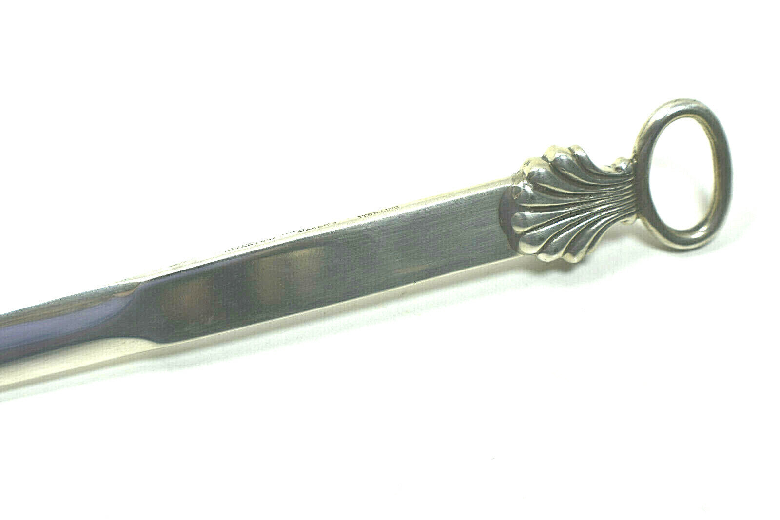 Tiffany &Co Vintage Letter Opener Rare10" Thread & Shell Pattern Sterling Silver