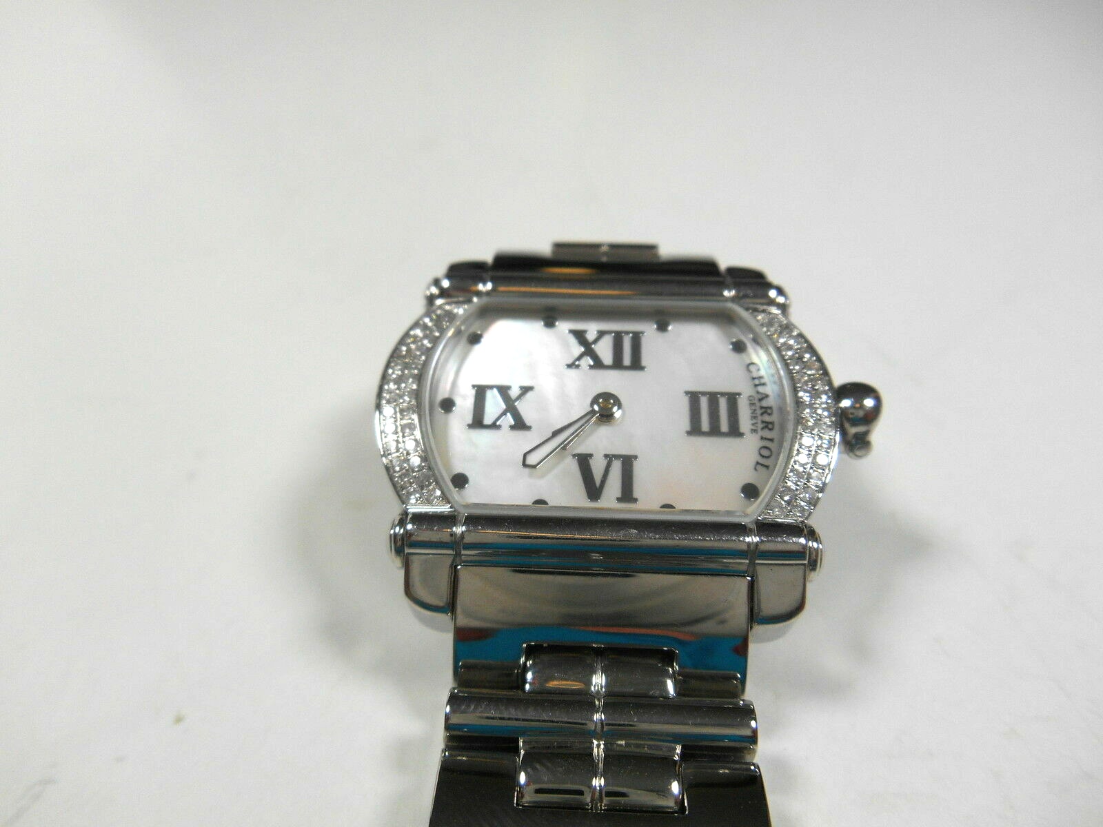Ladies Phillipe Charriol Actor Diamond Watch Pearl Face Swiss Made, $7K RARE