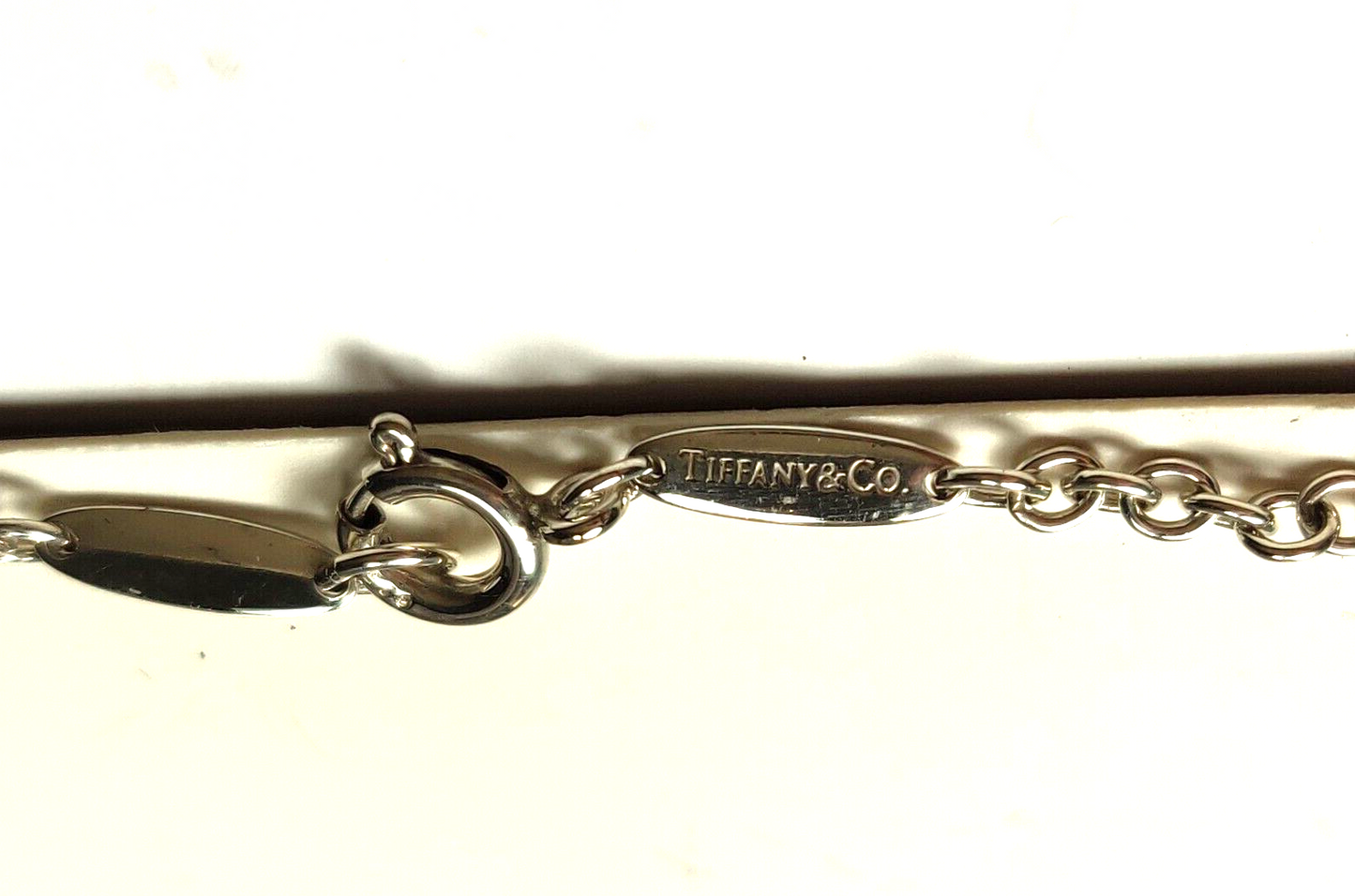 Tiffany & Co Peretti Lariat Large Rock Crystal Teardrop Necklace 22" Silver Rare
