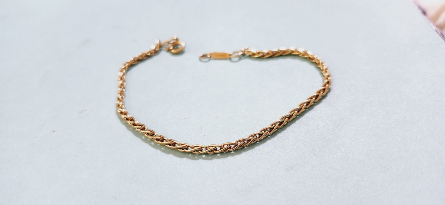 Tiffany & Co 18k Gold Bracelet Woven Russian Style