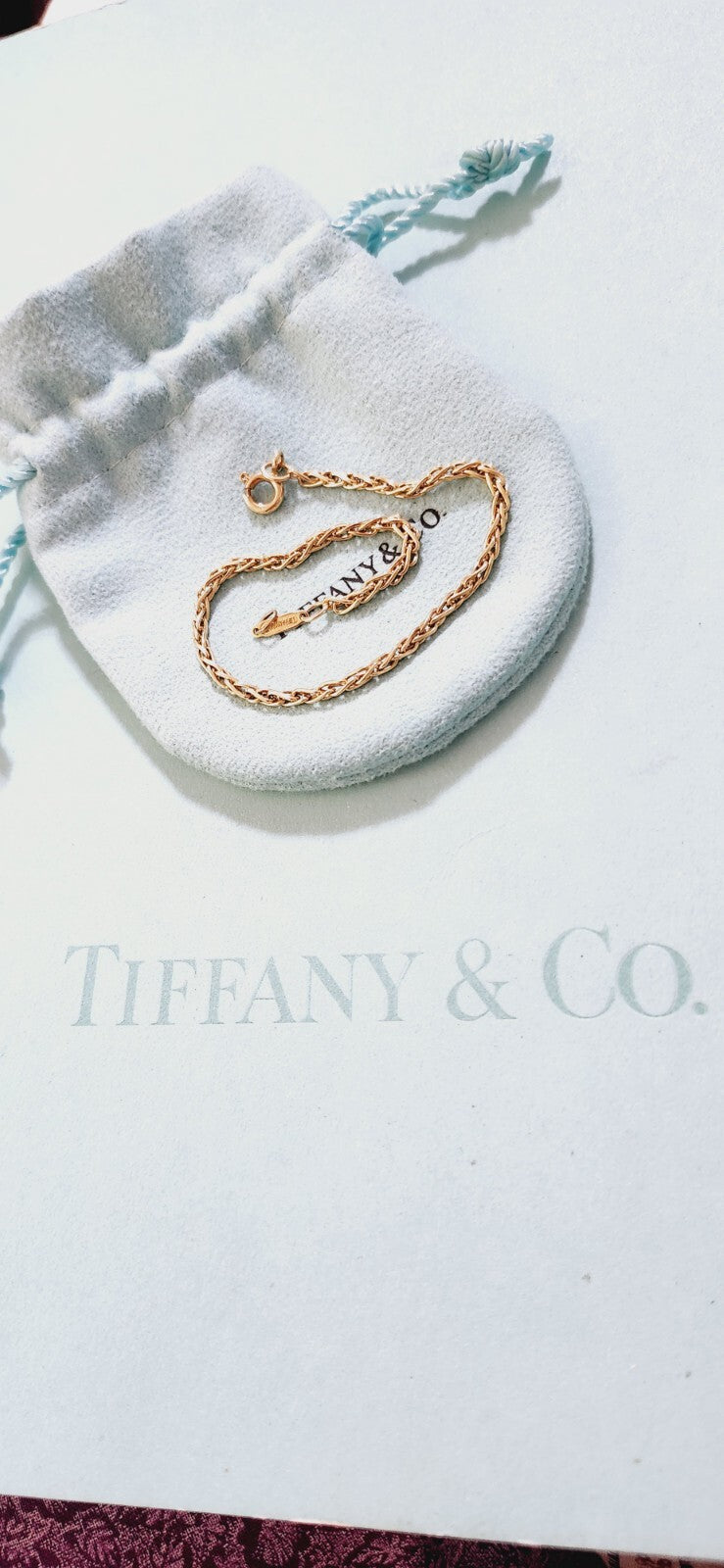 Tiffany & Co 18k Gold Bracelet Woven Russian Style